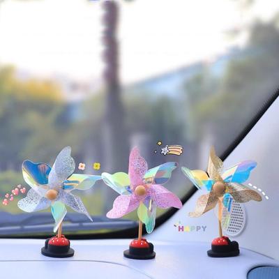 Bicycles Car Interior Pendant Decoration Colorful Windmill Pendant Car Rearview Mirror Pendant Auto Interior Decor Accessories