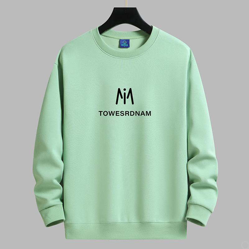 Bluza męska z okrągłym dekoltem z wzorem M Modna codzienna bluza z długim rękawem