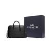 New COACH PVC Briefcase, Handbag Men's Black CJ630-QBO4G