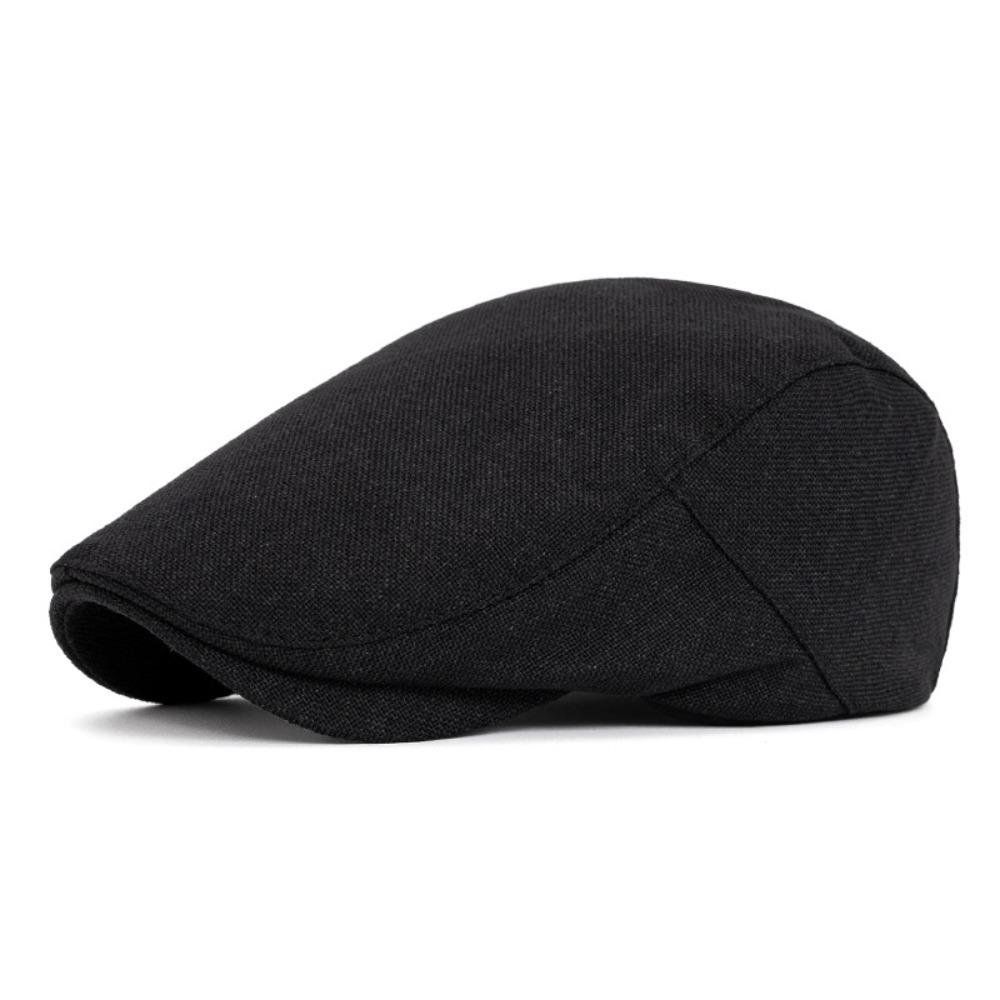 Breathable Duckbill Hats Plain Design Flat Hats Curved Brimmed Hat Forward Hat  Autumn