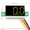5 pezzi 3 Colori 0,36 Pollici Display Digitale Voltmetro CC Tre Fili LED Voltmetro Monitor di Tensione