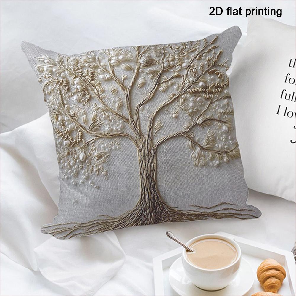 1pc Adorable Animal and Nature Patterned Pillow Cases Sofa Bed Cushion Cover Home Bedroom Decoration