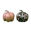 30mm Mini Pumpkin Crystal Stone Statue Crafted with Natural Crystals Thanksgiving Day Room Decoration Desktop Ornament
