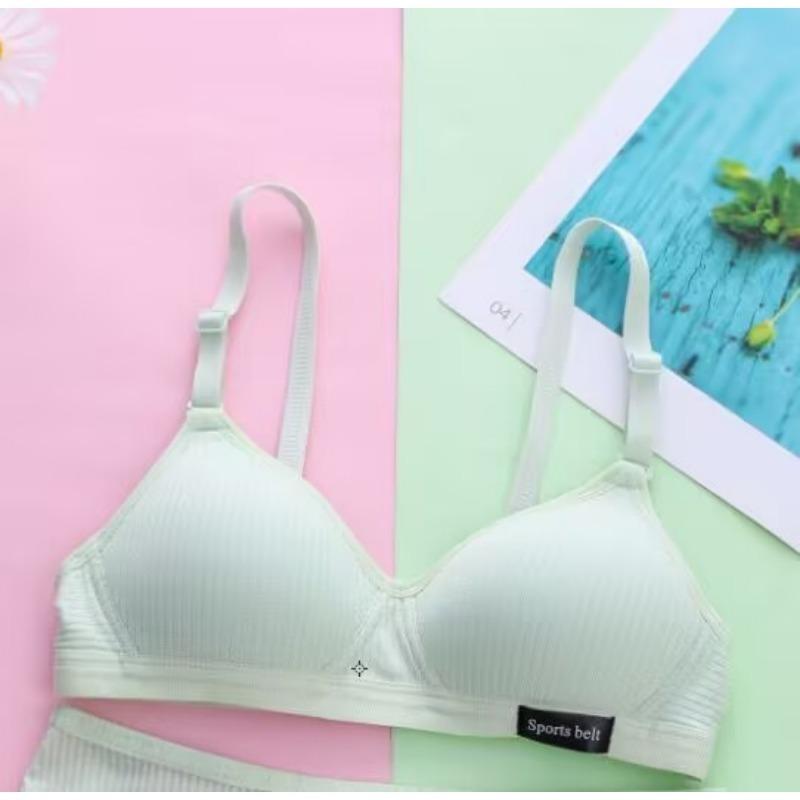 Teenager Girls AB Cup Spodní prádlo Dámská bezdrátová bezešvá Grather podprsenka Dívčí prodyšná tréninková podprsenka