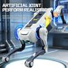 AI Smart Robotic Dog ATLAS Remote Control Voice APP Control Bionic Interactive Robot Dog Toy with Sing Dance Light for Kids Gift