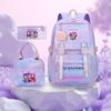 K-Pop Witch Hunters Cartoon Printed Student Pencil Bag Lunch Bag Three-Piece Backpack