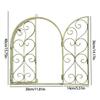 Romantisch Metalen Wanddecoratie Vintage Nepraam Frame Kunst Met Gebogen Ontwerp Voor Slaapkamer Tuinen Decoratie
