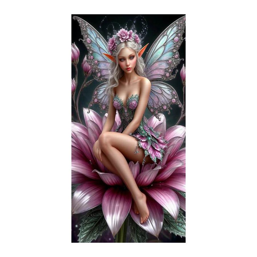 Large Size Diamond Painting New Collection Butterfly Fairy Diy Full Square Round Drill Rhinestone Embroidery Mosaic Cross Stitch Kits Wall Decor