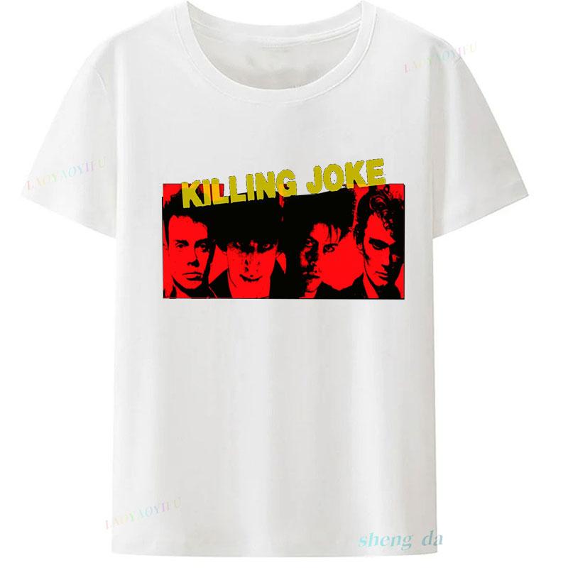 Camisetas Killing Joke Gun Nun Punk Rock Band Music Funny Gift T Shirt 80s 90s Vintage Style Polyester Cheap Unisex Clothes