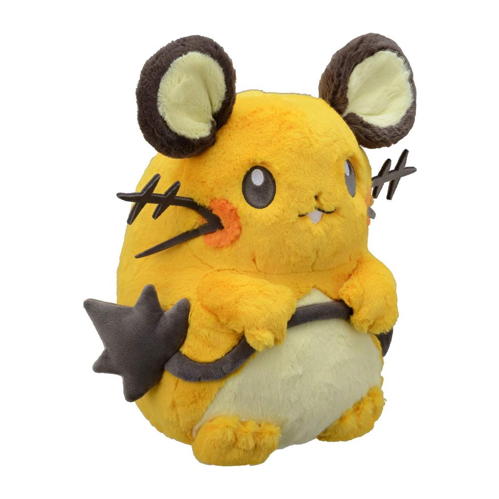 Pokémon Center Original Fluffy Dedenne Plush Toy 36 x 32 x 23 cm (H x W x D)