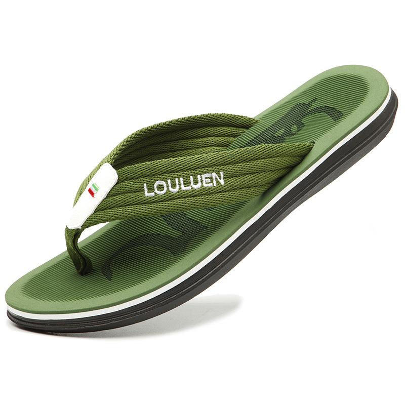 New beach flip-flops men's summer fashion outdoor men's sandals thick-bottomed pinch slippers