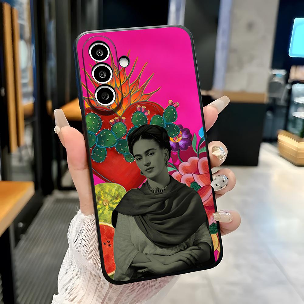 F-Frida Kahlo Phone Case For Samsung S26 S25 Plus S20 S20 Plus S22 Ultra S23 FE S21 Plus S21 Ultra Soft Cover