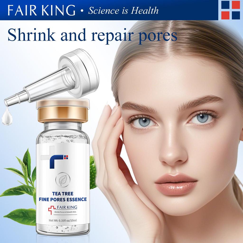 Tea Tree Shrink Pores Hyaluronic Acid Liquid Moisturizing Face Serum Whitening Plant Skin Care Anti Aging Anti Wrinkle Essence