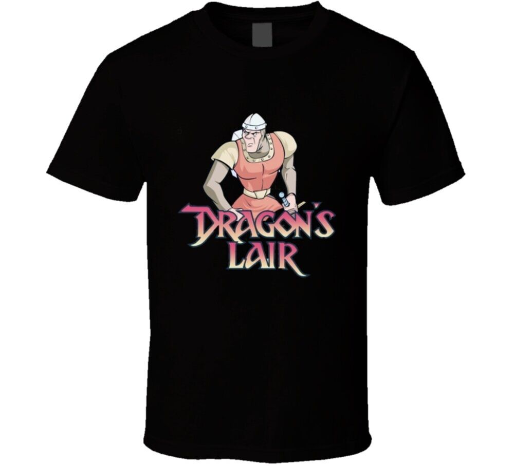 

Dragon s Lair видеоигры винтажная футболка в стиле ретро и одежда унисекс футболка