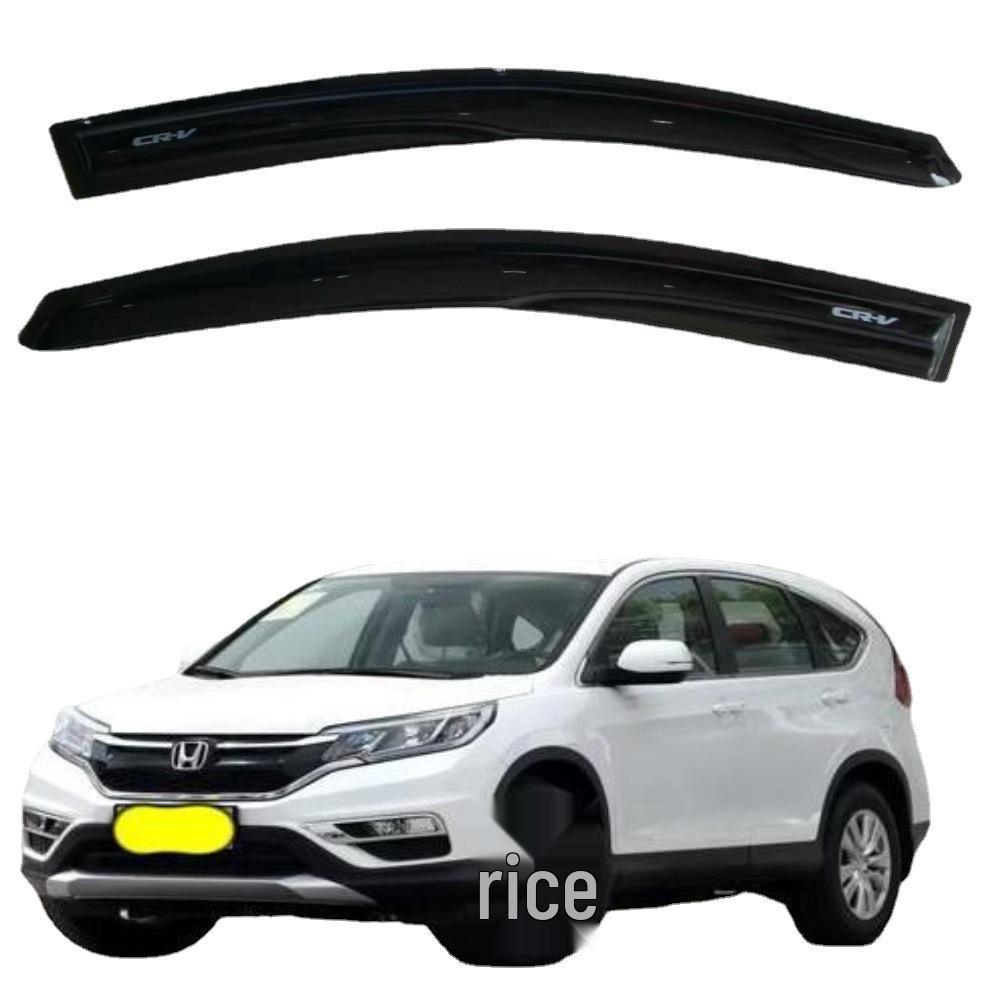 Дефлекторы боковых окон (ветровики) для Honda CR-V 2012-2016: Дефлектор и ветровик на окно Large Quantity Discount чёрный