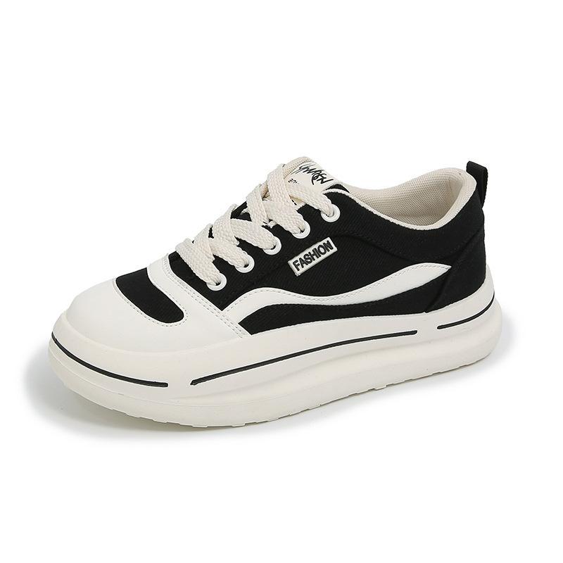 Platform canvas shoes women's shoes new spring and autumn versatile casual board shoes trendy little white shoes