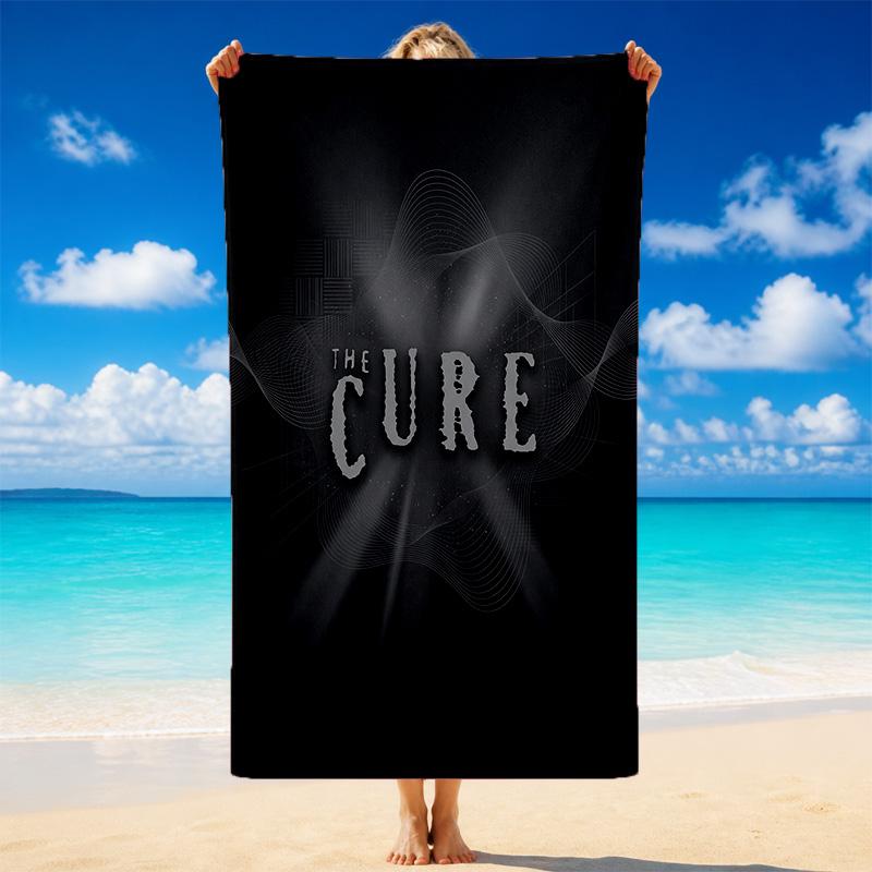 The Cure Print Microfiber Beach Towel Sand?Resistant Lightweight Towel For Swimming Outdoor Travel Use