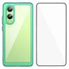 For OnePlus Nord CE4 Lite 5G Phone Case WANLONFENG XC Series TPU Acrylic Cover with Tempered Glass (Big Lens Hole)