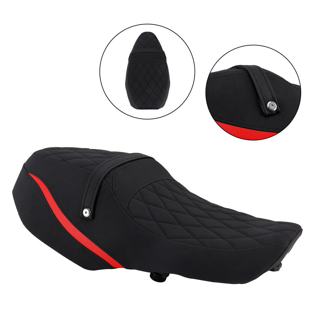 Front Raider Seat Driver Cushion Pu Fit Red For Yamaha Xsr900 Xsr 900 22-25