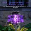 Solar-Powered Solar-Powered Mosquito Killer Lamp Waterproof Floor-Mounted Mosquito Trap  Lawn Use
