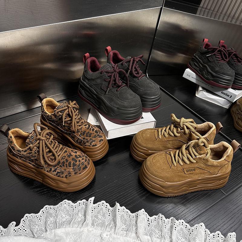 Fashion Retro Women Platform Shoes New Trendy Women Casual Shoes  Versatile Women Sport Shoes Comfort Height Increas Zapatillas Mujer