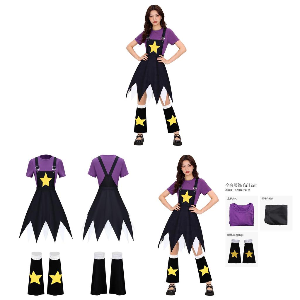 Poppy Playtime Lily Prinzessin Cosplay Kleid Aus Polyesterstoff Für Anime Rollenspiel