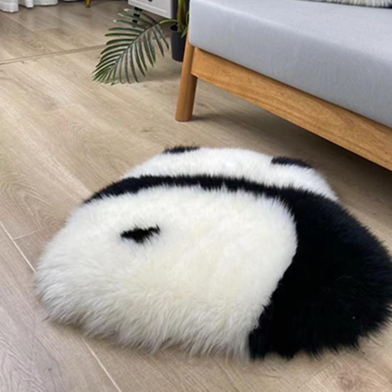 Panda cushion wool cushion cute cushion Internet celebrity decoration sofa pillow decoration angry panda pillow