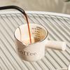 Keramik Espresso Kaffee Messbecher Mit Skala Extraktionsbecher Milchbecher Milchkännchen Mit Henkel Latte Mischbecher Skala Messbecher