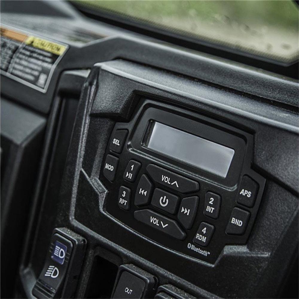 Marine Audio Stereo Bluetooth Digital Media Receiver Boat Radio with USB Cable