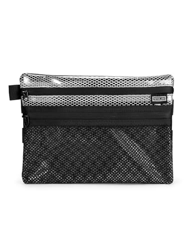 

TACTICAL GEEK Сумка для зберігання A17 EDC, Водонепроникна нейлонова сумка для зберігання з сітчастою кишенею для зарядних пристроїв та квитанцій, Багатоцільова сумка на блискавці для Eve