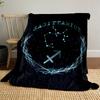 Sagittarius zodiac sign with a constellation and glowing arrows design. for all seasons blanket lunch break throw gift