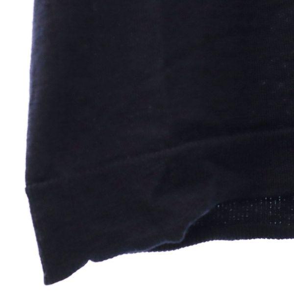 LACOSTE wool One-point patch pattern Long sleeve knit 34 sweater Women Used