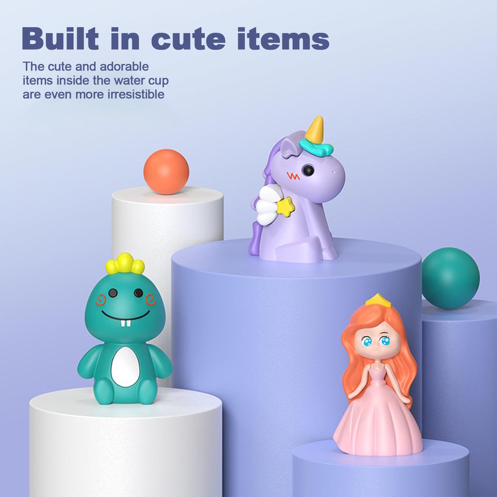 150ml Baby Water Cup, 0-3 Years Old Baby Learn To Drink Cup Children's Milk Drink Cup Cartoon Water Cup with Handle