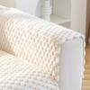 Winter Plush Sofa Blanket Home Decoration Thickened Soft  Keep Warm Anti Slip Sofa Cushion Simple Sofa Backrest Armrest Protective Pad