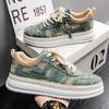 Canvas men's shoes spring and summer new student sports and leisure little white board shoes youth cloth shoes