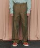 UNALLOYED Houndstooth Check Pants / Brown & Green
