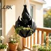 Gothic Home Decor 3D Printed Hanging Bat Plant Pot, Shaped Planter, Creative Halloween Decorative Holder Flowerpots, for Indoor Outdoor Garden