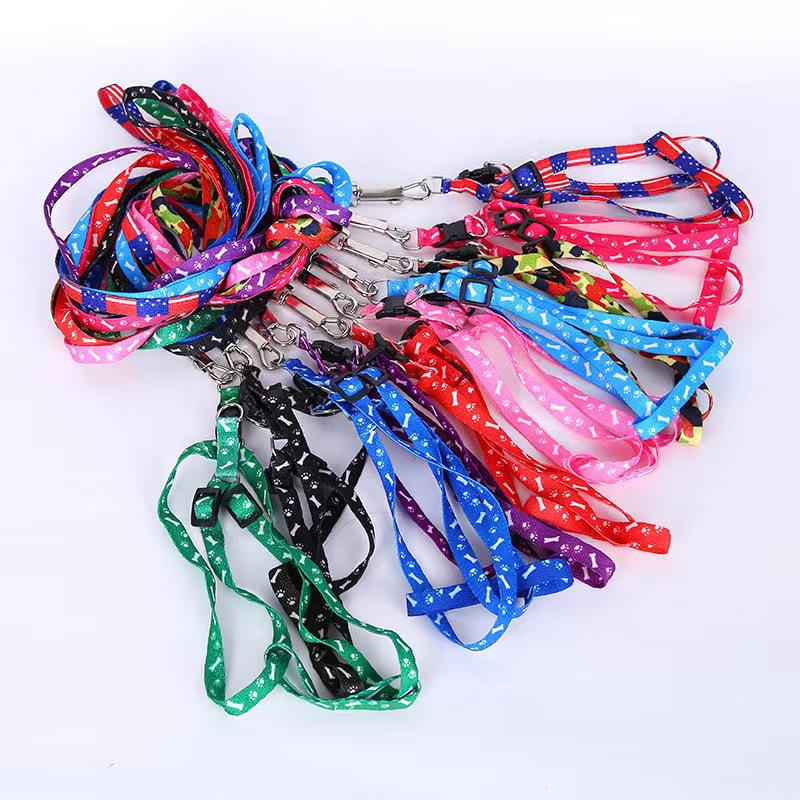 Polyester Printed Dog Leash - Free Shipping