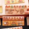 120Sheets Kawaii Strip Capybara Memo Pads Simple Scrapbooking Sticker School Supplies Post Sticky Notes Office Stationery