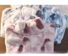 Women's Tie-dyed Lambskin Coat - Large Size, Winter 2022 Trend, Loose Fit