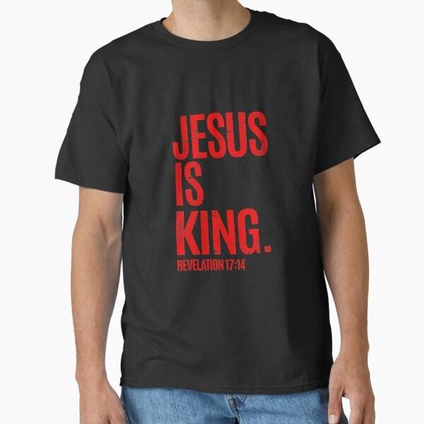 Jesus Is King Christian Bible T-Shirt S