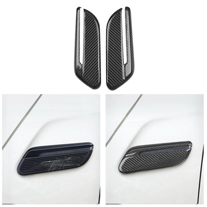 Carbon Fiber Side Turn Signal Cover Turn Signal Sticker For MINI Cooper F55 F56 F57