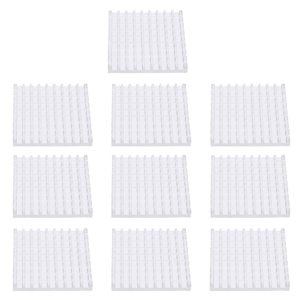 48x5x48mm Aluminum Heatsink for CPU Router Amplifier, with Slot, Fine-Toothed Cooling Fin for Heat Dissipation of Computer Chips