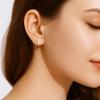 925 Sterling Silver Bar Stud Earring