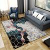 Luxe Geometric Marble Carpet Rug for Living Room Bedroom Home Sofa Decoration,Kids Play Non-slip Floor Mat