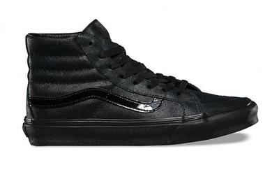 Vans Women SK8 Hi Slim Patent Crackle (black black) Vans Women SK8 Hi Slim Patent Crackle (black black)