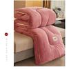 OEING Winter Thickened Milk Velvet Lamb Fleece Blanket