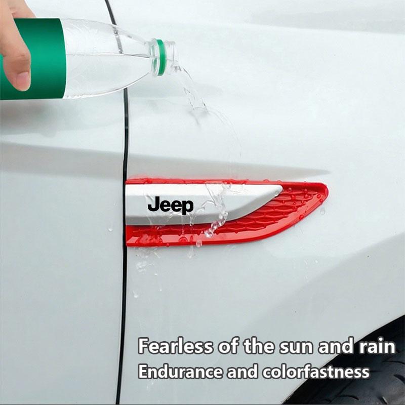 Auto Door Fender Side Blade Badge Car Body Sticker For Jeep Grand Cherokee Wrangler JK Gladiator Compass Renegade Patriot Car