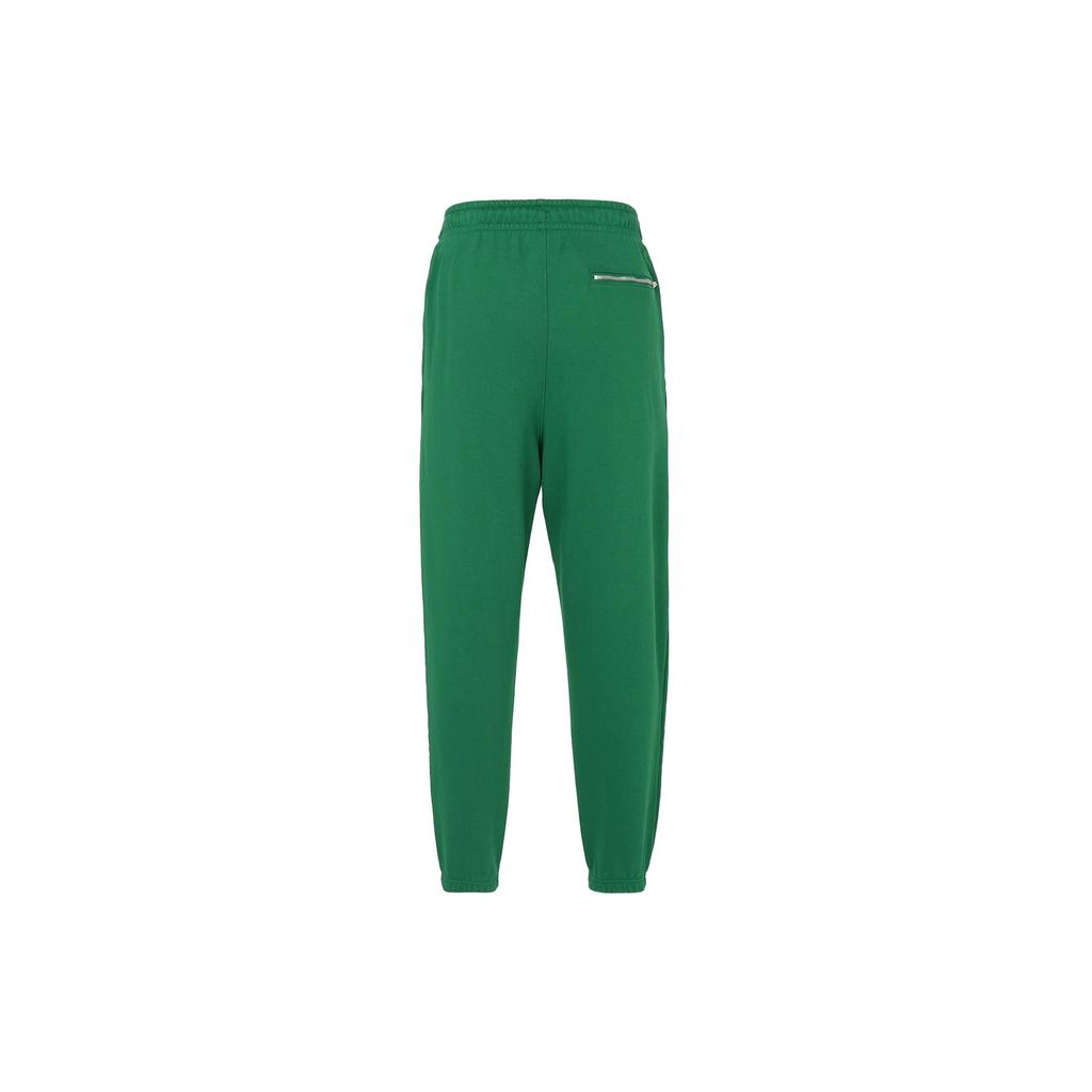 Jordan Air Jordan X Wordmark Knit Knitted Sweatpants Men's Pine Green Moderate Cuffed Pants FJ0697-302