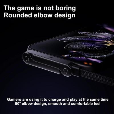 2-In-1 Type-C Cable Foldable Mobile Phone Holder 240W Fast Charging Data Cable Multifunction Game Phone Bracket Dual Pd Cable